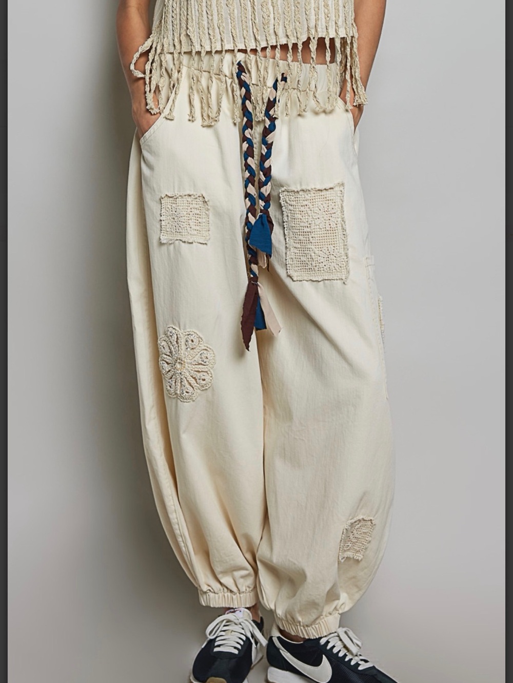 POL French Terry/Twill
Joggers ~ Natural